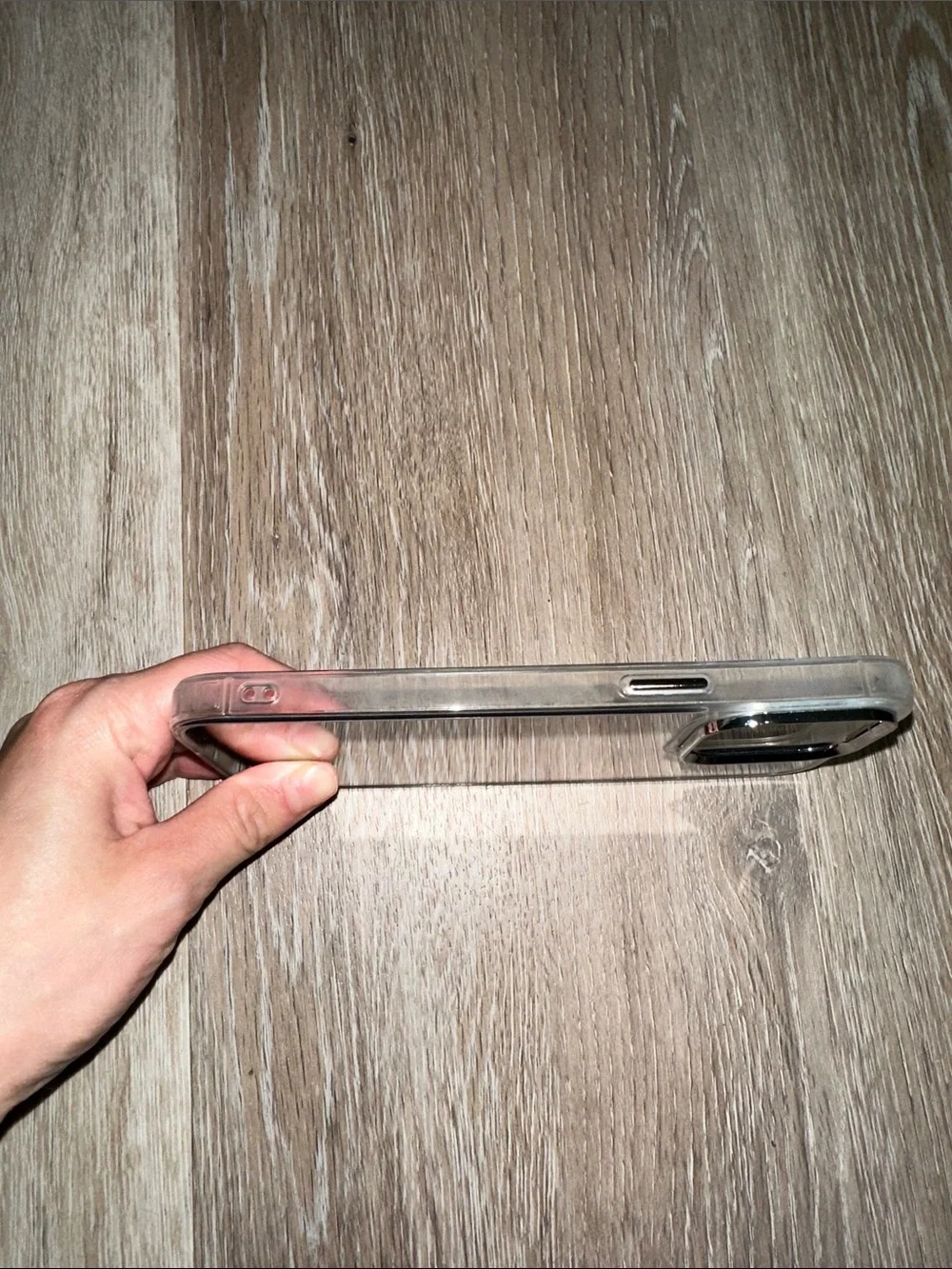 Clear Black Mirror Phone Case - iPhone 14 Pro Max
